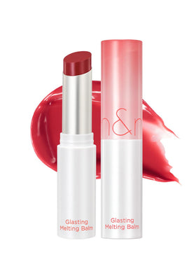 romnd Glasting Melting Balm Hippie Berry close-up with glassy shine