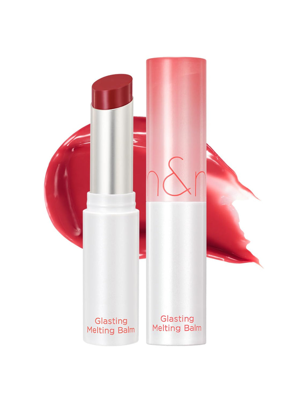 romnd Glasting Melting Balm Hippie Berry close-up with glassy shine