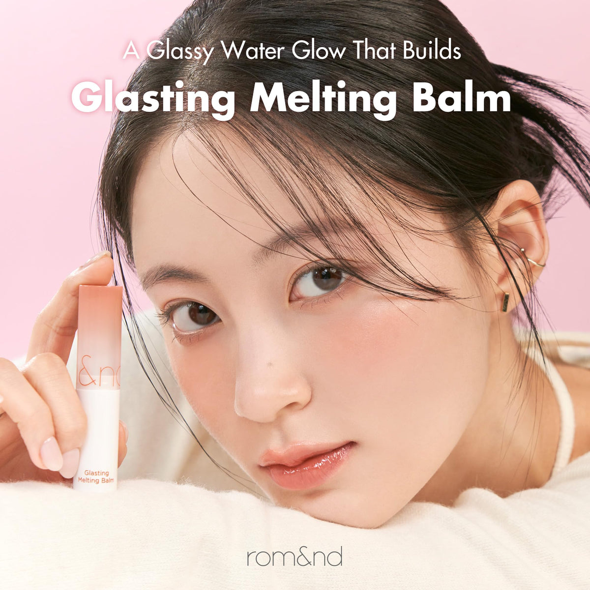 rom&nd Glasting Melting Balm 08 Coralia light apricot scent enhances experience