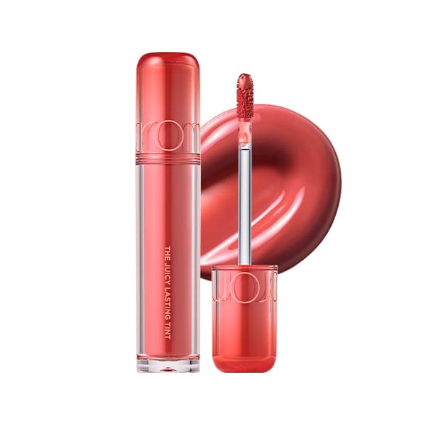 rom&nd Juicy Lasting Tint 05 Jujube Tanghulu Shine on lips with high-gloss color