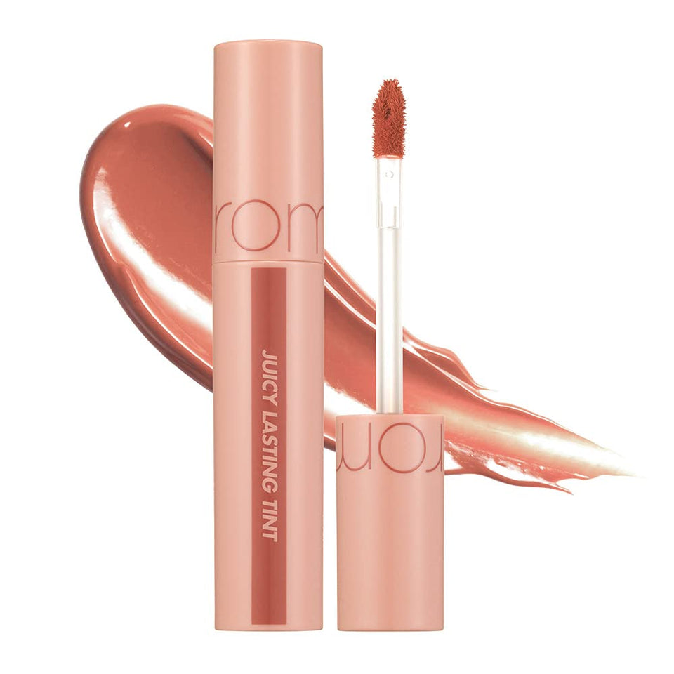 rom&nd Juicy Lasting Tint 22 Pomelo Skin wand for precise color application
