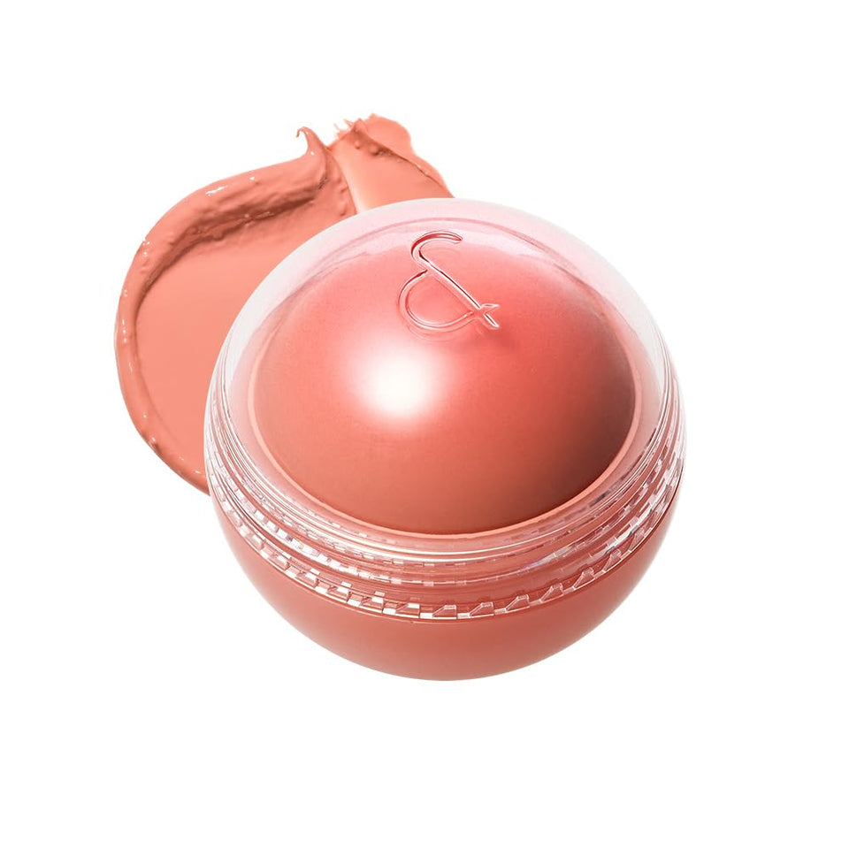 romnd Juicy Roll Cheek apricot-beige swatch for natural dewy glow