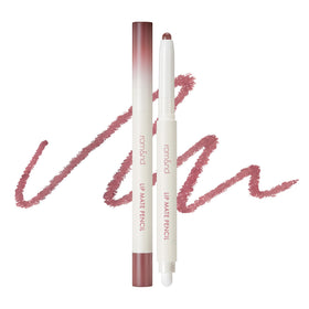 rom&nd LIP MATE PENCIL Fig Spread tip close-up for precise lip definition.
