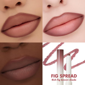 rom&nd Lip Mate Pencil with built-in brush enables seamless overlining and blending.
