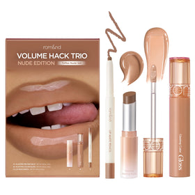 rom&nd Line It Pencil in Shell Brown defining lips with natural contour
