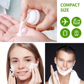 ROMROC travel kit foam bottles shown as compact maintenance solution