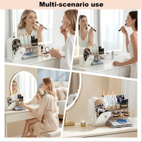 RONGZHIERK cosmetic organizer is easy to clean and built for durability in bathrooms.