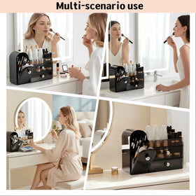RONGZHIERK dustproof brush holder with 50-degree opening for easy access