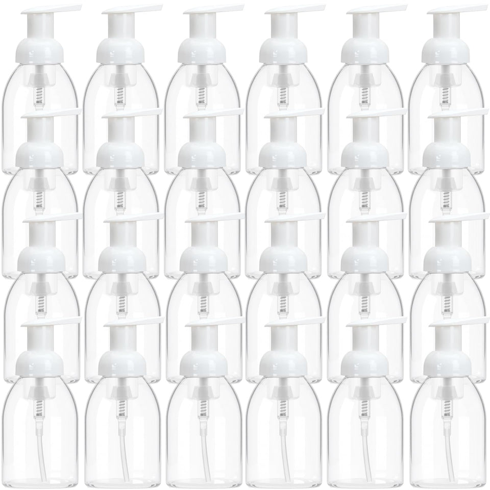 RONIMAN 24-pack foaming soap dispensers on countertop for home use