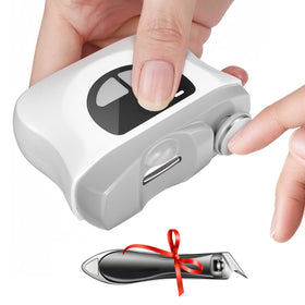RONIXE electric nail clipper 2in1 trims and files for smooth at-home nails.