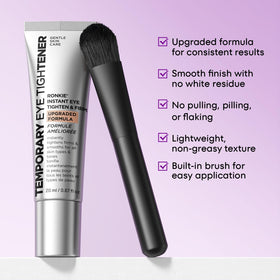 RONKIE Instant Eye Tightener packaging box on a vanity