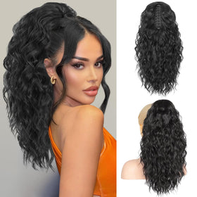 RONTAYA 18 inch ponytail clip overview showing length and design