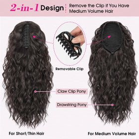 RONTAYA close-up claw clip highlights secure, comfortable all-day hold.