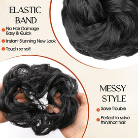 Rontaya heat-friendly bun wrap provides effortless daytime or evening updos.