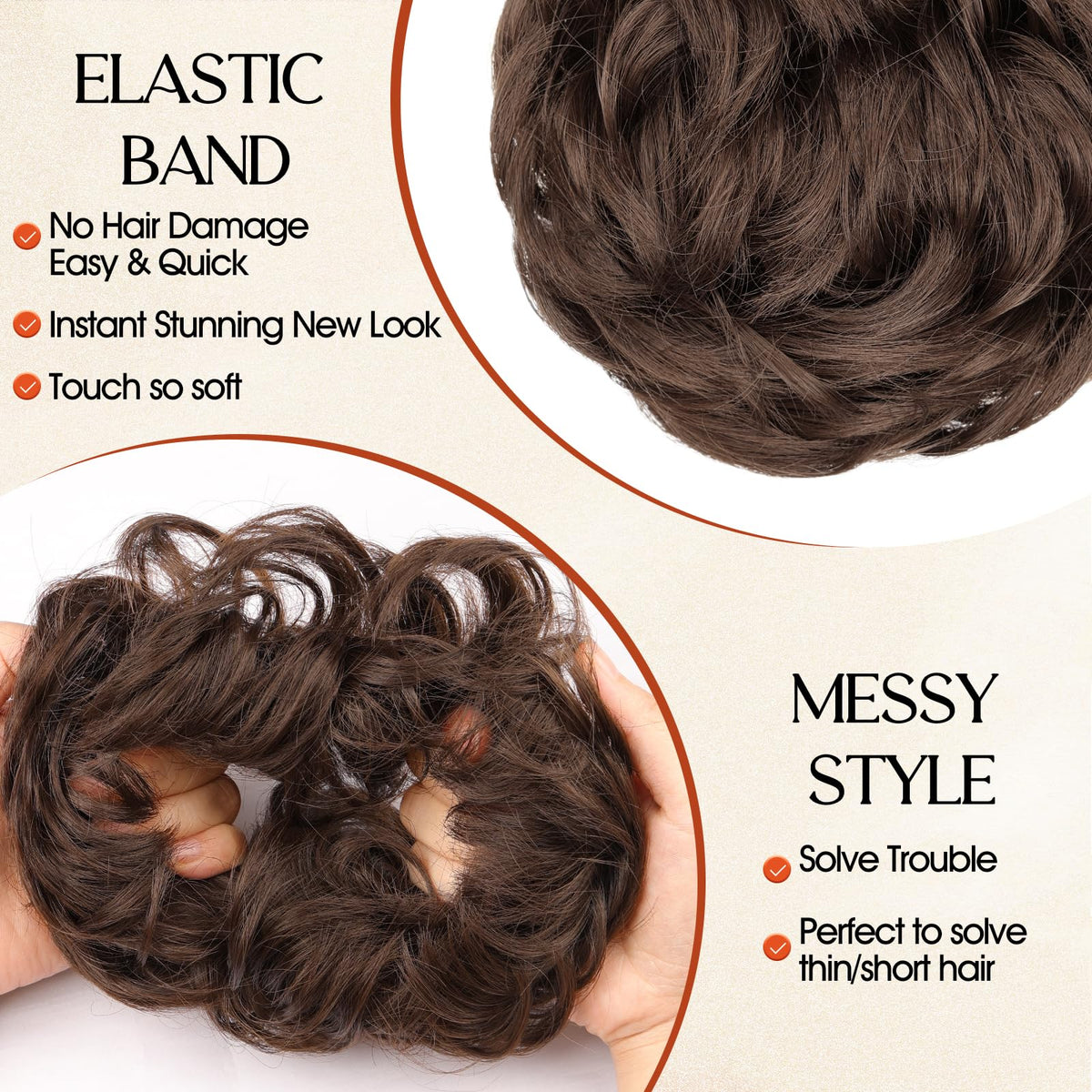 RONTAYA heat-friendly fibers blend with natural hair.