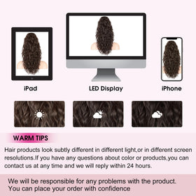 Gift-ready packaging for RONTAYA ponytail extensions.