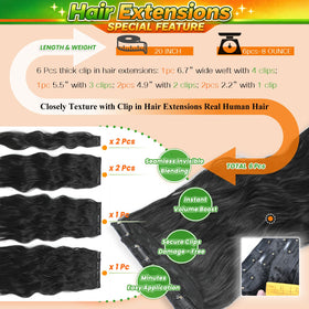 Rootoo 1-clip tiny weft for precise enhancement