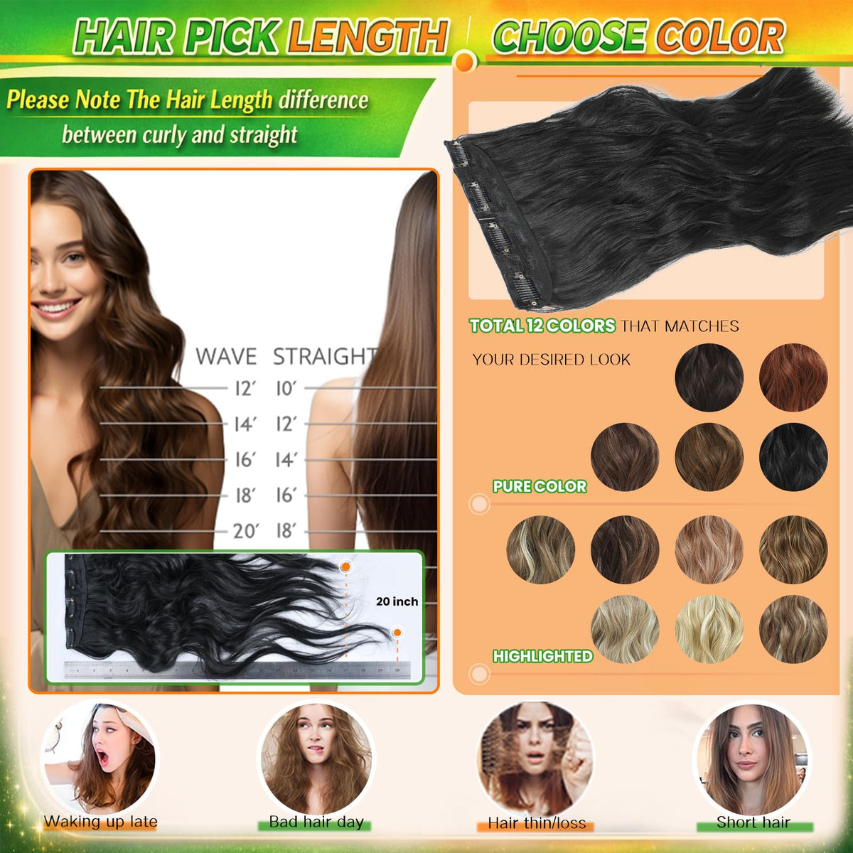 Rootoo natural wave finish offers versatile styling options