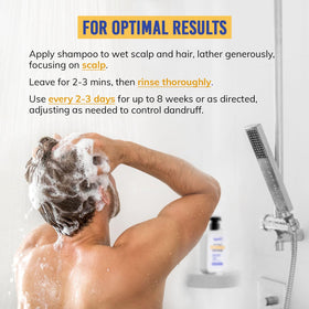 RootStim seborrheic-dermatitis-shampoo after-use-hair-shine shows smoother look.