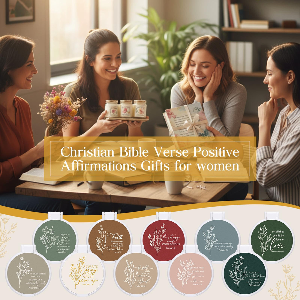 Roowest Mother's Day gift: Christian mini mirrors perfect for church or study groups.