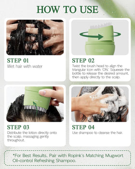 Ropink 4D Hyaluronic Acid hydration for scalp comfort