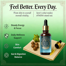 Roreiye Sacha Inchi Oil Drops pour demonstrates easy daily dosing for versatile use.