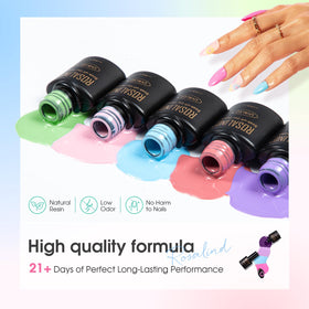 ROSALIND glossy no-wipe top coats provide a glassy finish every time.