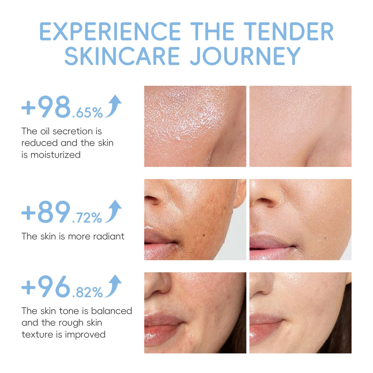 Rosardene Headband keeps hair away during skincare sessions.