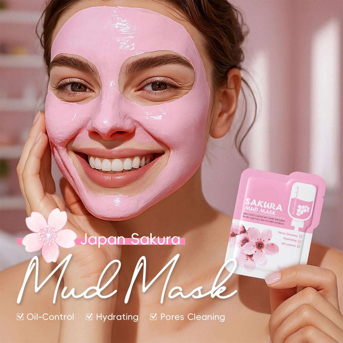 Rosardene Milk Clay Mask image showing refreshing cleansing and pore care