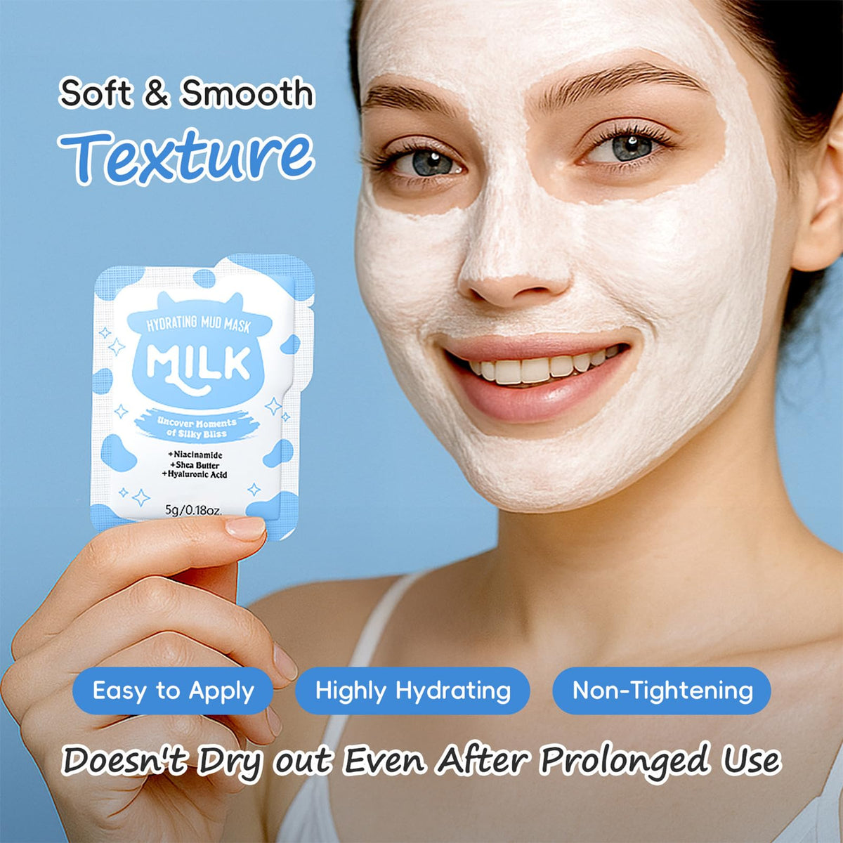 Rosardene Milk Clay Masks purify pores while nourishing skin.
