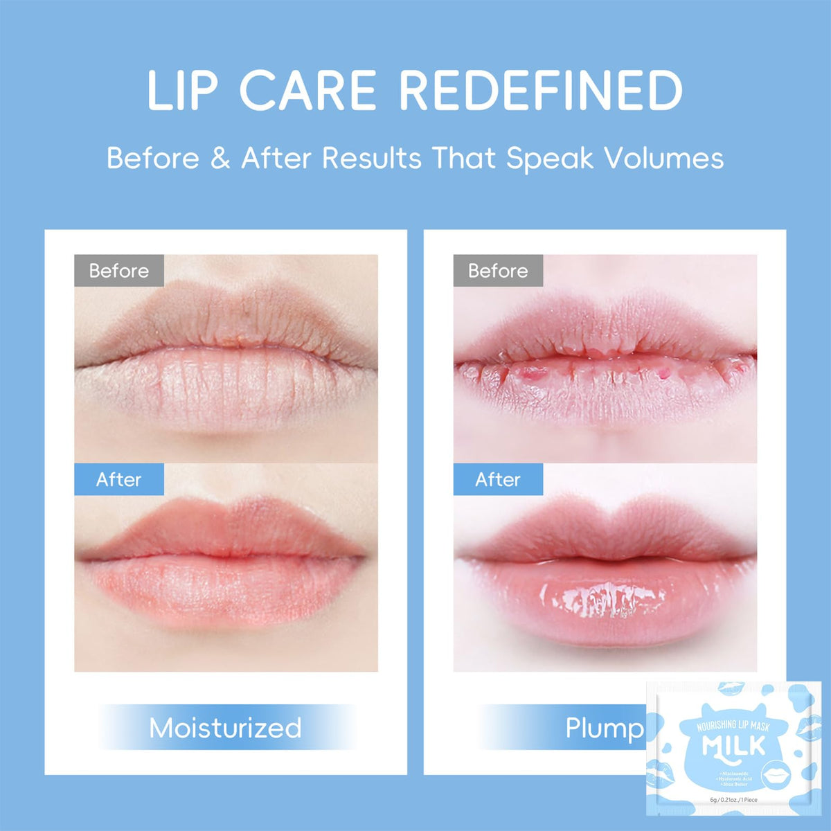 Rosardene Milk Lip Mask nourishes and soothes lips.
