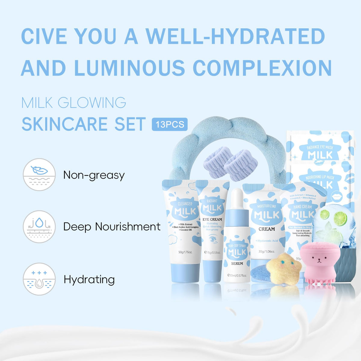 Rosardene Milk Serum dropper for elasticity and radiance