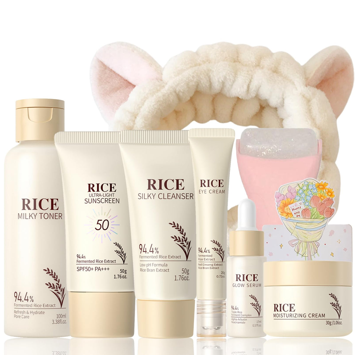 Rosardene Rice Cleanser bottle for gentle daily cleansing and clear-looking skin