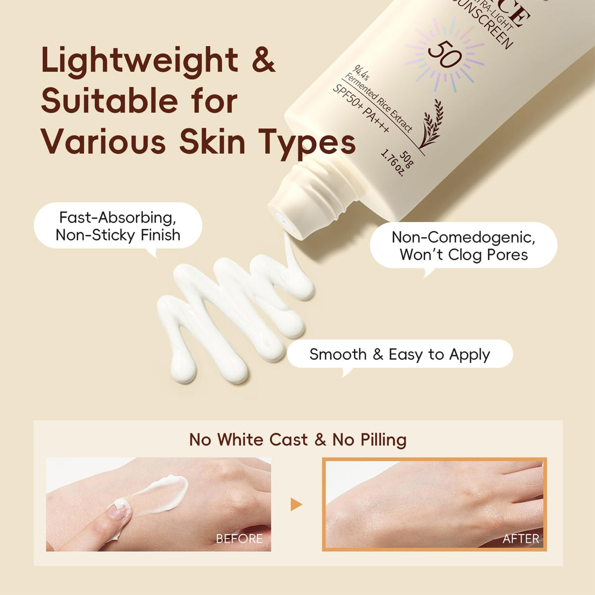 Rosardene Rice Eye Cream jar brightens delicate under-eye area