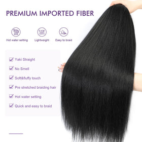 ROSDINA hot-water setting ends-dip enables quick style changes for braids