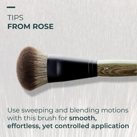 Rose and Ben Beauty C41 brush ideal for cream blush use