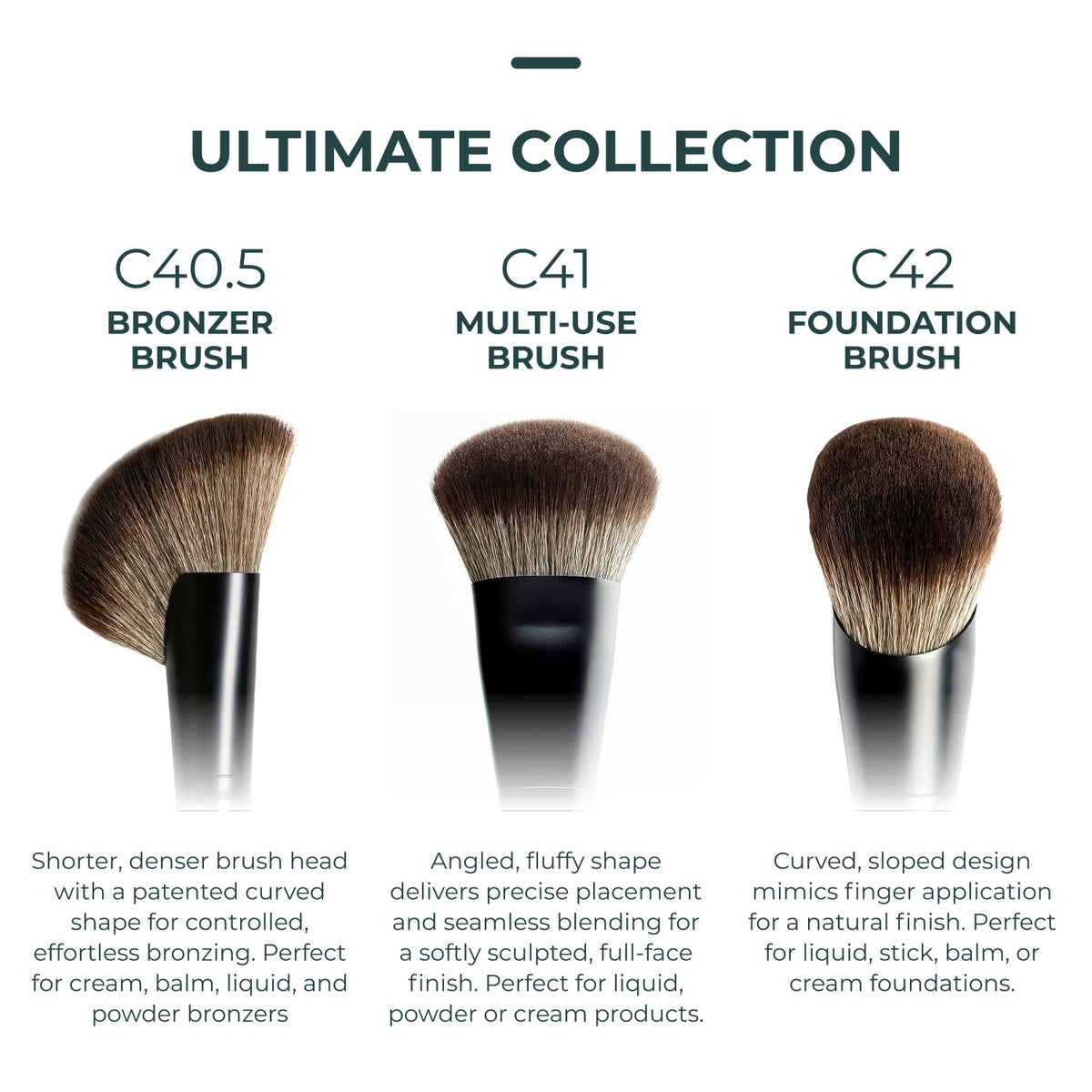 Rose and Ben Beauty C41 brush is durable and easy to clean