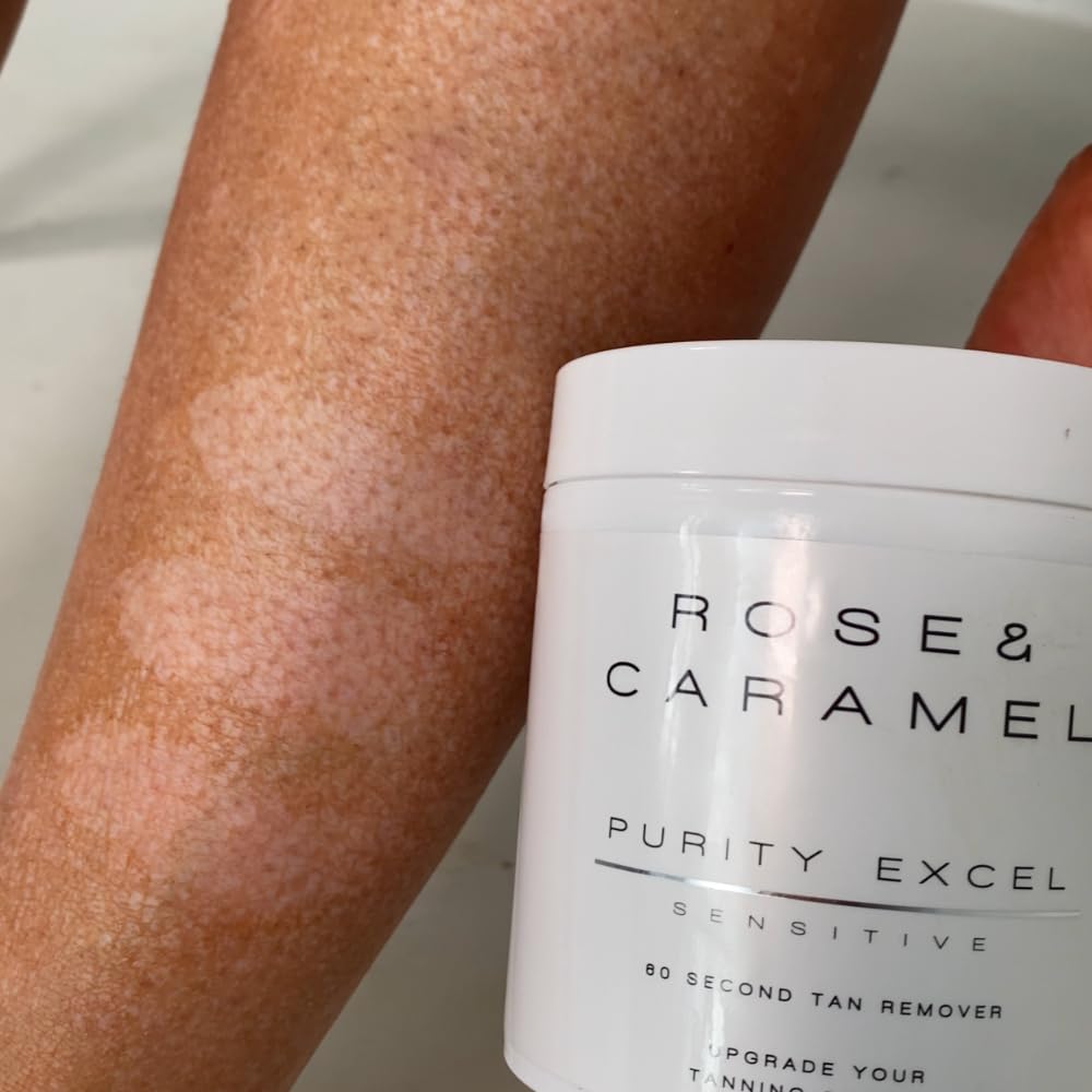 Close-up of the bottle with skin-safe result preview.