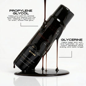 Rose and Caramel So So Dark packaging closeup highlights premium eco-certified formula.