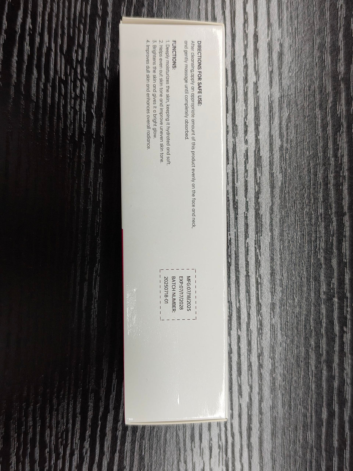 Roseblem jar inside shows product packaging detail