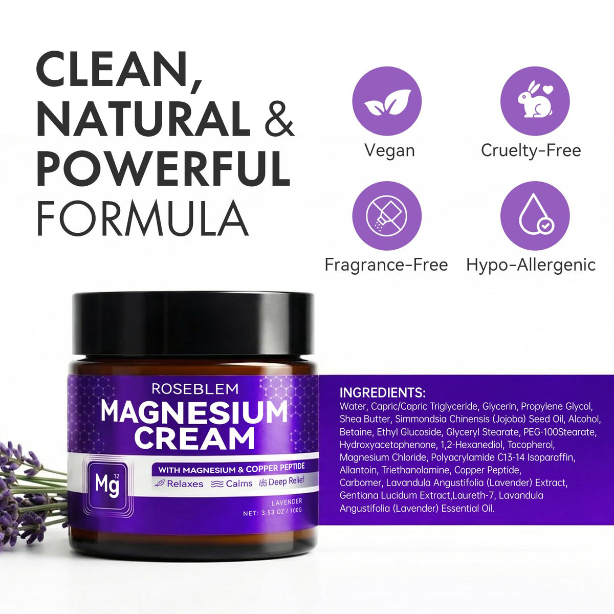 Roseblem bedtime relaxation concept with soothing scent.