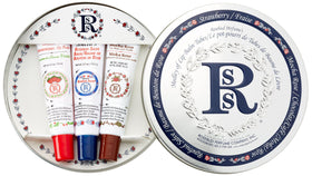 Rosebud Lip Balm Tubes Variety Set display for different moods.