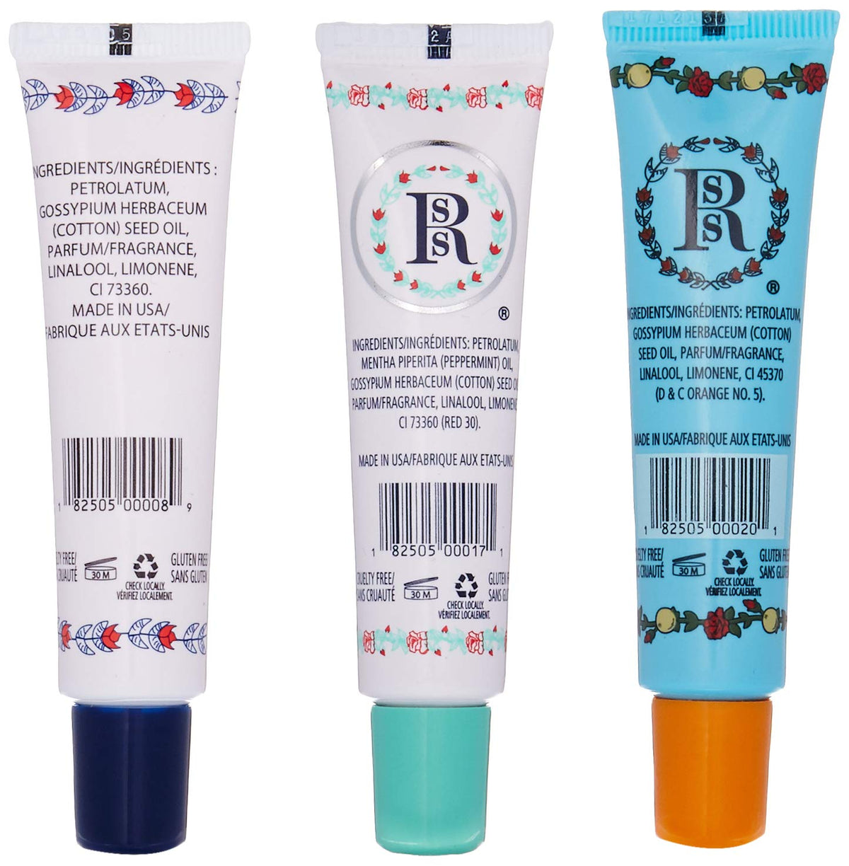 Rosebud Mandarin & Rose Lip Balm with citrus scent for smooth lips.