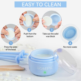 ROSEPIL nose applicator pack enables gentle nose area grooming.