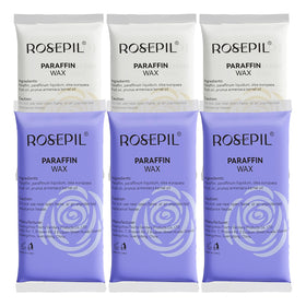 Rosepil unscented paraffin wax block for hands and feet, gentle care for dry skin routines.