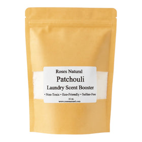Roses Natural Patchouli In-Wash bottle pour for a long lasting earthy scent in laundry