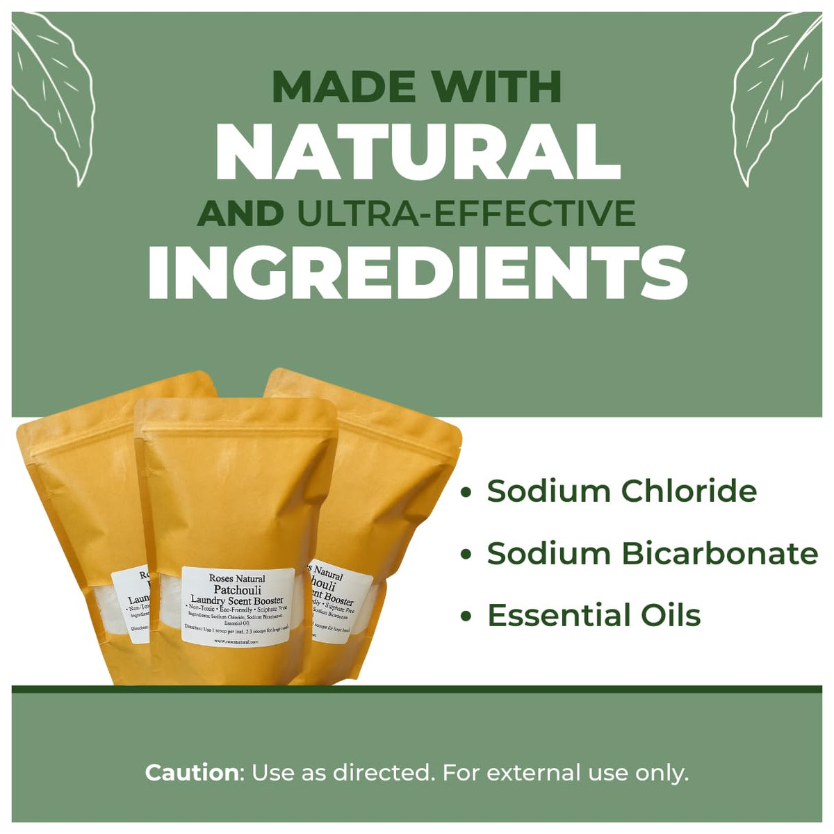 Roses Natural Patchouli In-Wash seasonal closet update delivers subtle fragrance