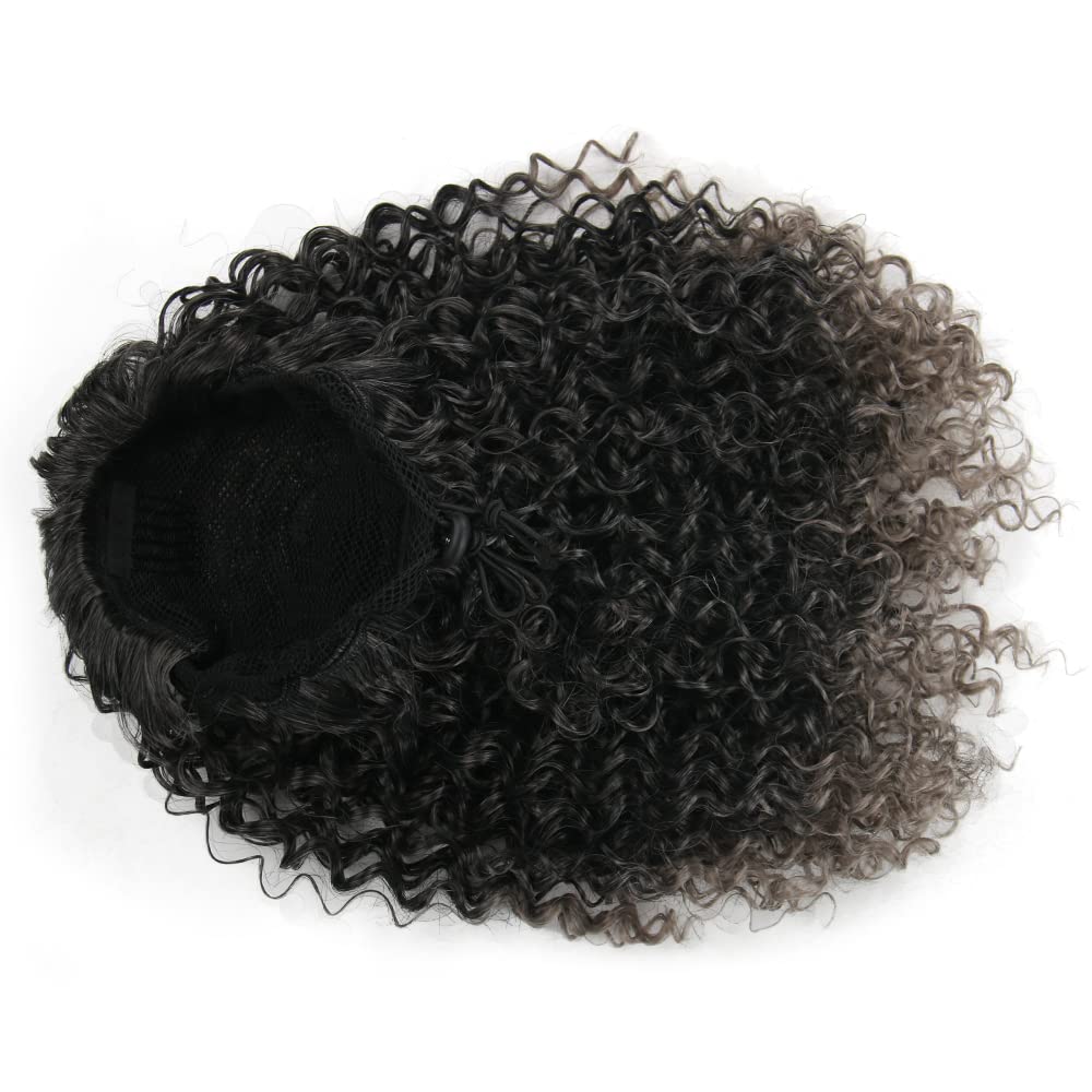 ROSESSEA Afro Puff clip-in combs: secure attachment for busy mornings.