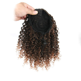 ROSESSEA clip-in ponytail bun attachment with two clips for secure styling.