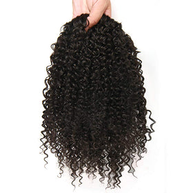 ROSESSEA natural black 2 ponytail base blends with your hair texture
